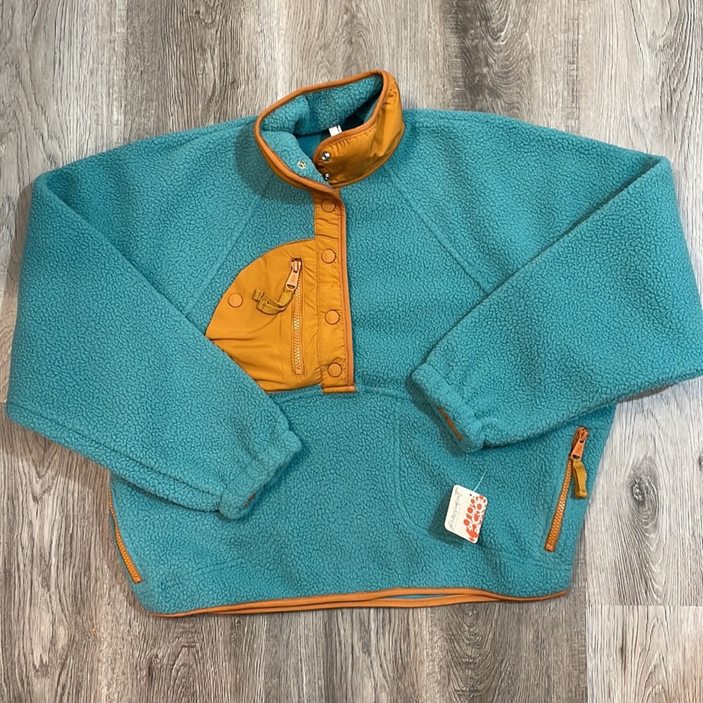 FREE PEOPLE MOVEMENT Hitting The Slope Pullover Mountain Majesty size xsmall - Picture 2 of 14